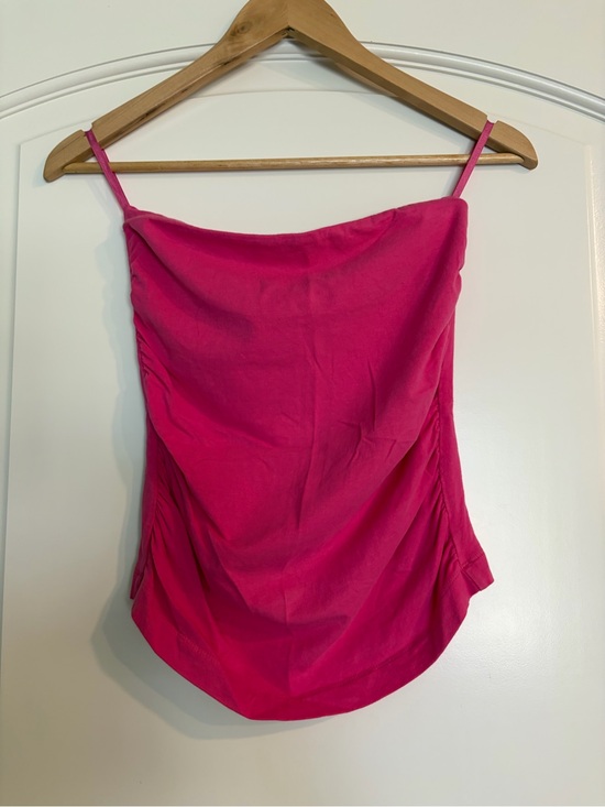 Banana Republic Tops - Y2K Banana Republic Women's Strapless Fuchsia Cami Cotton Top XS